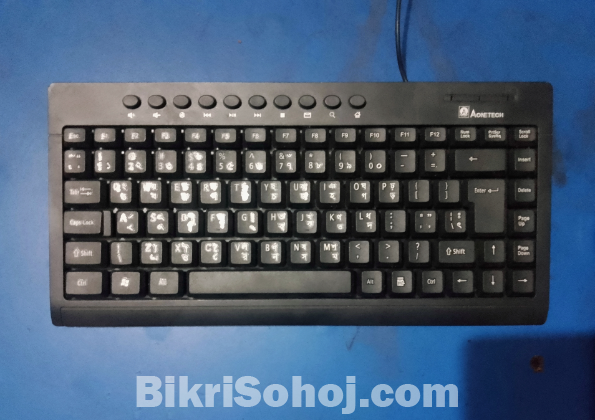keyboard with Bangla and English layout